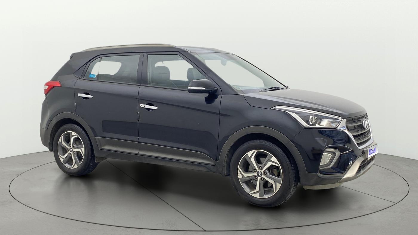 2019 Hyundai Creta SX (O) 1.6 PETROL, Petrol, Manual, 1,09,975 km, Right Front Diagonal
