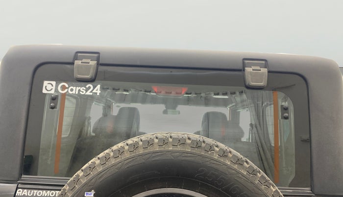 2022 Mahindra Thar LX PETROL HT 4WD AT, Petrol, Automatic, 60,639 km, Rear Windshield