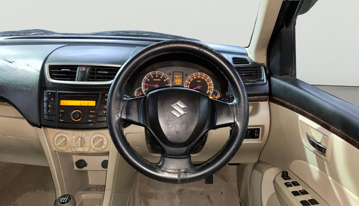 2014 Maruti Swift Dzire VXI, Petrol, Manual, 58,432 km, Steering Wheel Close Up