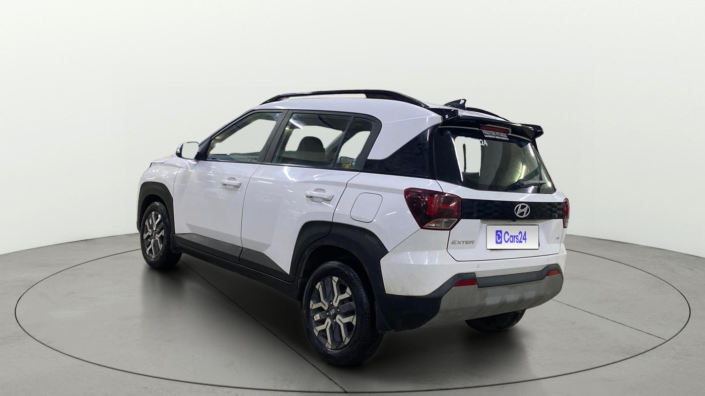 2025 Hyundai EXTER SX(O) CONNECT 1.2 AMT, Petrol, Automatic, 8,069 km, Left Back Diagonal