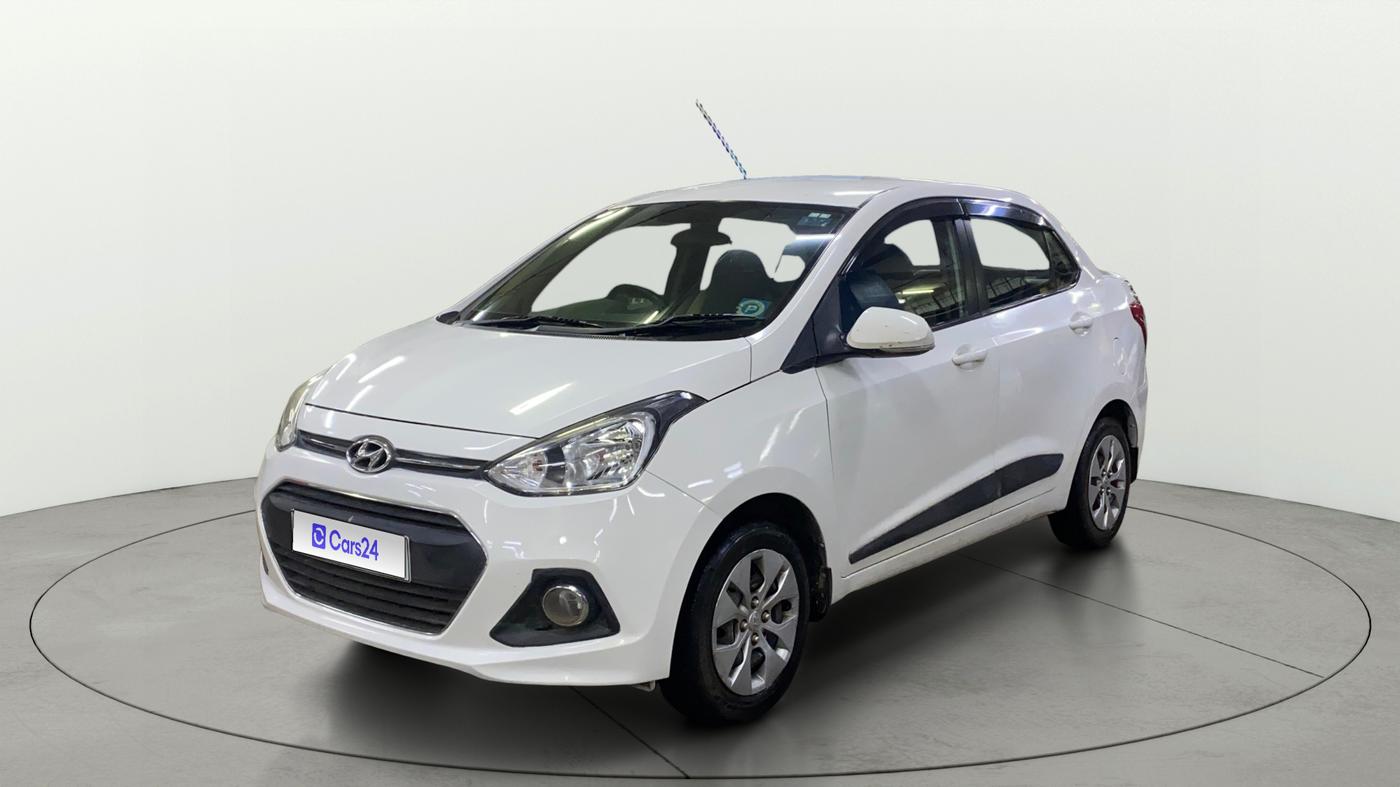 2015 Hyundai Xcent S 1.2, Petrol, Manual, 1,00,466 km, Left Front Diagonal
