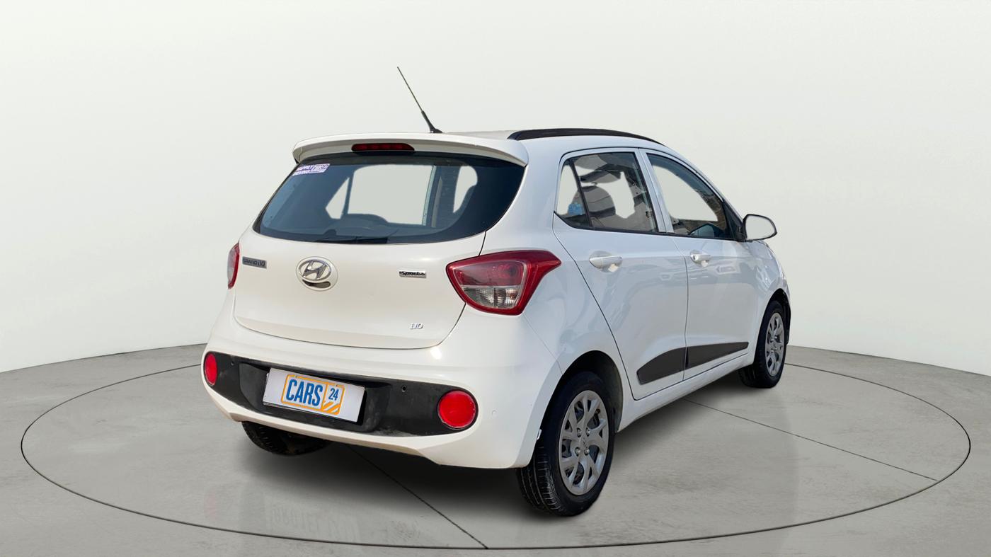 2019 Hyundai Grand i10 SPORTZ 1.2 KAPPA VTVT, Petrol, Manual, 24,267 km, Right Back Diagonal