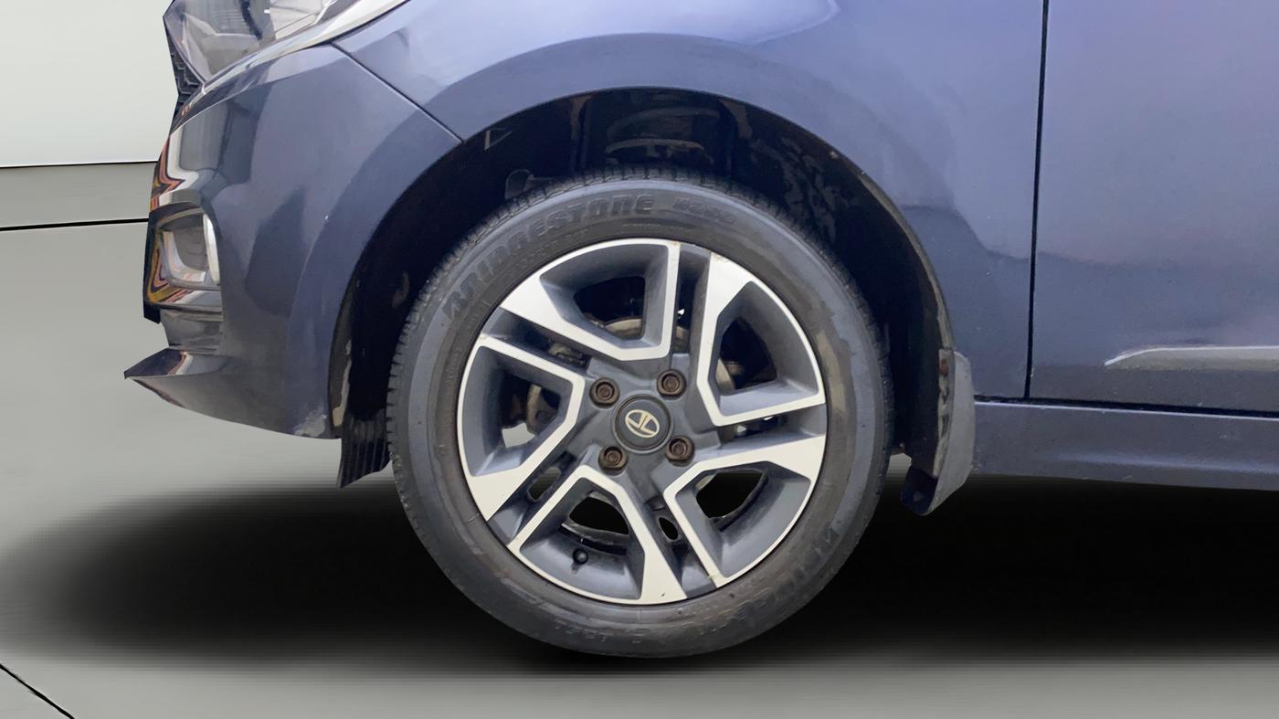 2021 Tata TIGOR XZA PLUS PETROL, Petrol, Automatic, 22,399 km, Left Front Wheel