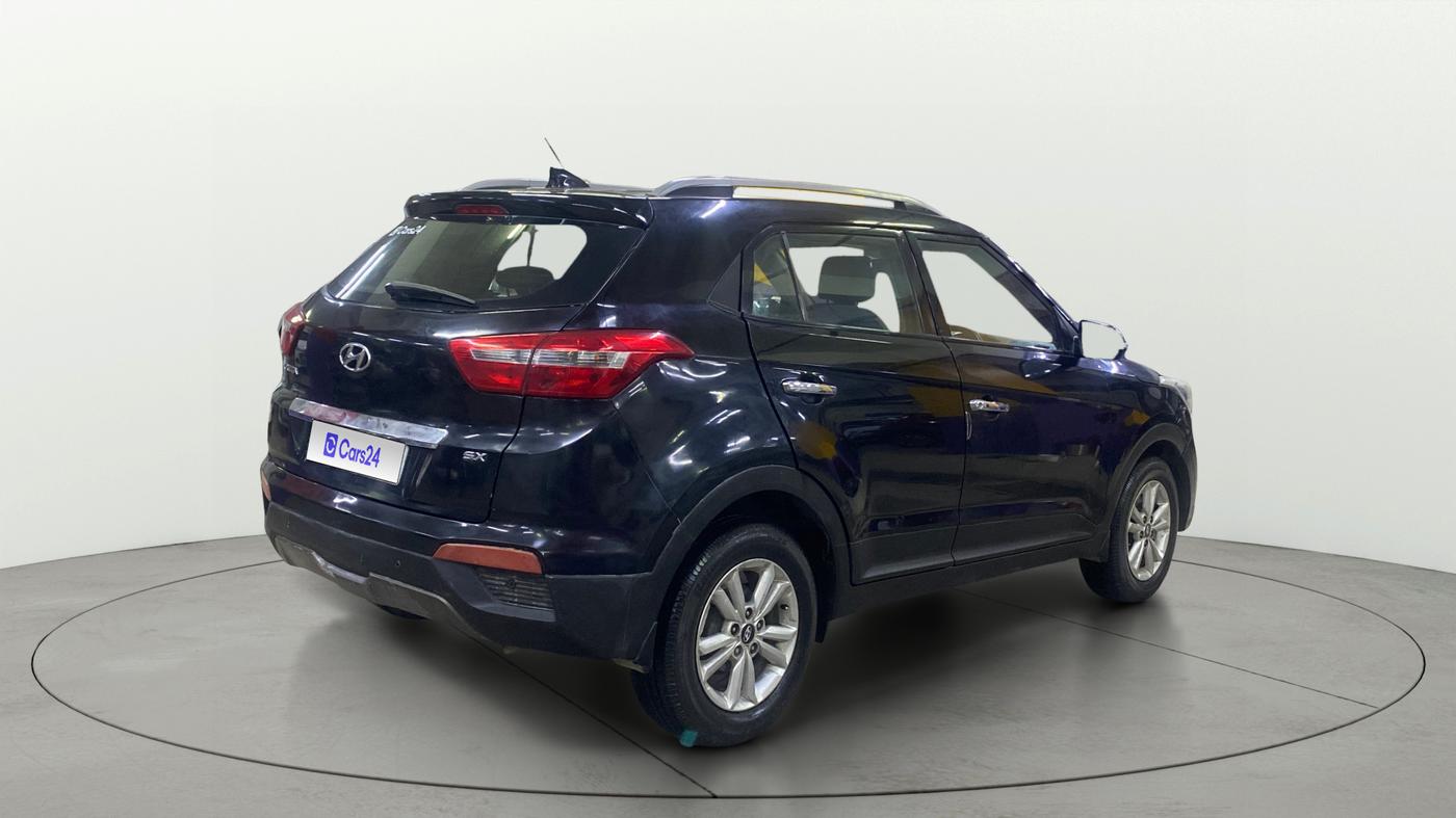 2016 Hyundai Creta  SX 1.6 Petrol , Petrol, Manual, 90,703 km, Right Back Diagonal