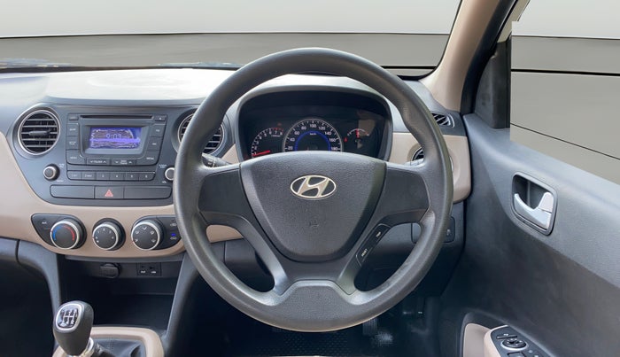 2014 Hyundai Grand i10 SPORTZ 1.2 KAPPA VTVT, Petrol, Manual, 69,487 km, Steering Wheel Close Up