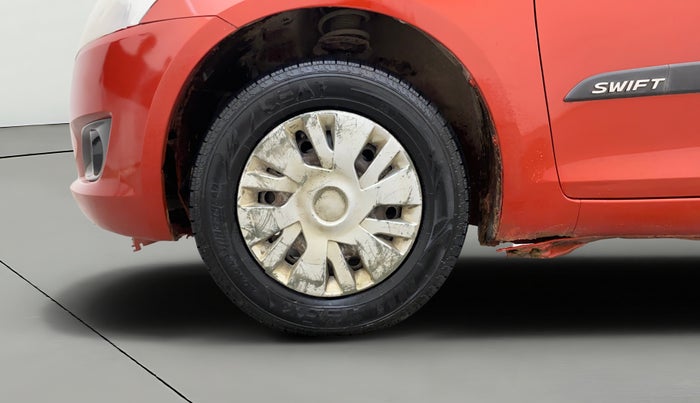 2014 Maruti Swift VXI, Petrol, Manual, 1,44,858 km, Left Front Wheel