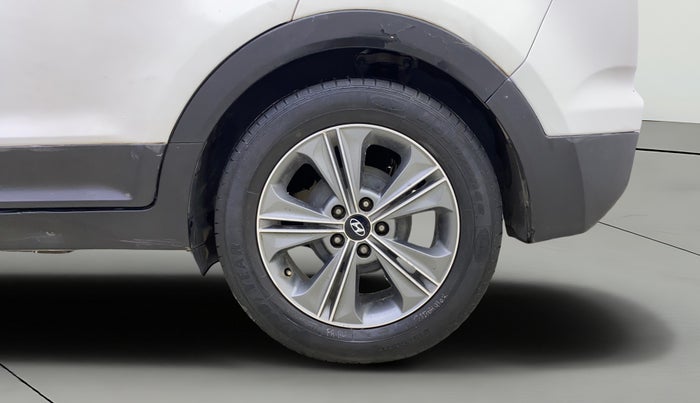 2017 Hyundai Creta SX PLUS AT 1.6 PETROL, CNG, Automatic, 1,17,634 km, Left Rear Wheel