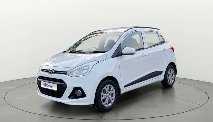 2015 Hyundai Grand i10 SPORTZ 1.2 KAPPA VTVT, Petrol, Manual, 63,232 km, Left Front Diagonal