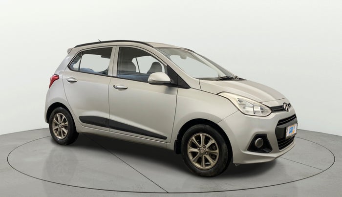 2015 Hyundai Grand i10 ASTA (O) 1.2 KAPPA VTVT, Petrol, Manual, 67,074 km, Right Front Diagonal