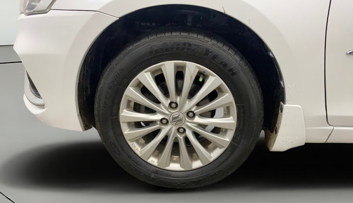 2018 Maruti Ciaz DELTA 1.5 SHVS MT PETROL, Petrol, Manual, 56,957 km, Left Front Wheel