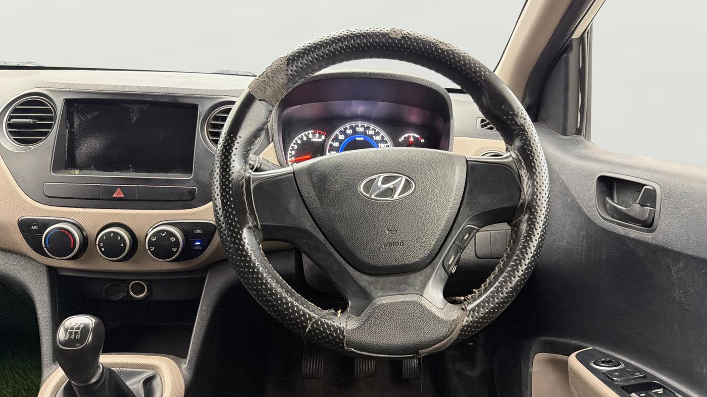 2017 Hyundai Grand i10 ASTA 1.2 KAPPA VTVT, Petrol, Manual, 96,012 km, Steering Wheel Close Up