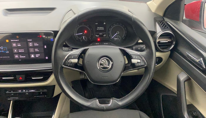 2022 Skoda SLAVIA AMBITION 1.0L TSI MT, Petrol, Manual, 54,441 km, Steering Wheel Close Up