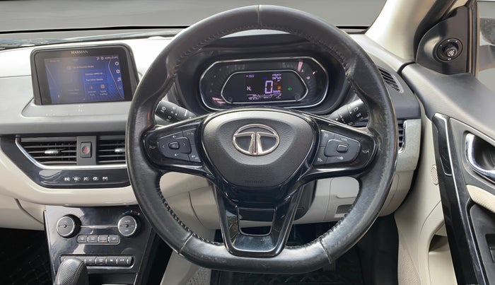 2021 Tata NEXON XZA PLUS (O) PETROL, Petrol, Automatic, 48,683 km, Steering Wheel Close Up