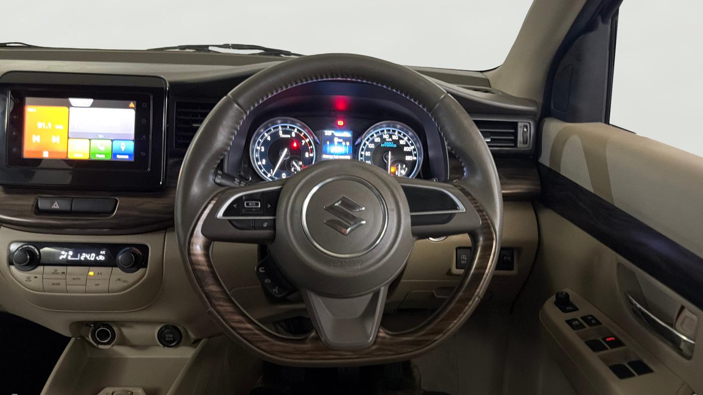 2021 Maruti Ertiga ZXI+ SHVS, Petrol, Manual, 60,068 km, Steering Wheel Close Up