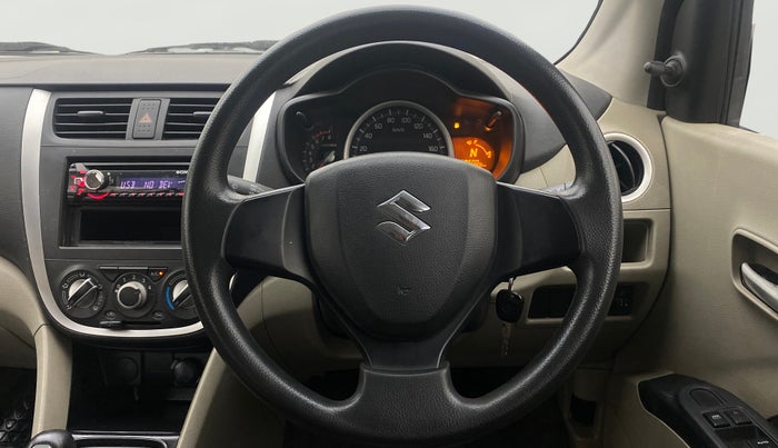 2014 Maruti Celerio VXI AMT, Petrol, Automatic, 50,455 km, Steering Wheel Close Up