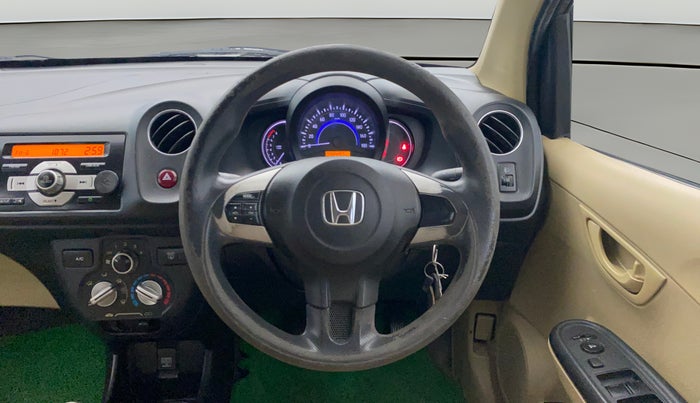 2015 Honda Brio S MT, Petrol, Manual, 98,467 km, Steering Wheel Close Up