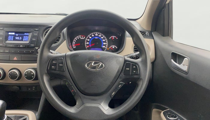 2016 Hyundai Grand i10 SPORTZ 1.2 KAPPA VTVT, Petrol, Manual, 73,649 km, Steering Wheel Close Up