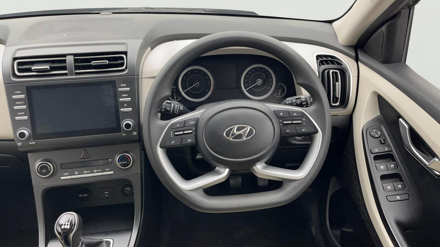 2021 Hyundai Creta S 1.5 PETROL, Petrol, Manual, 12,402 km, Steering Wheel Close Up