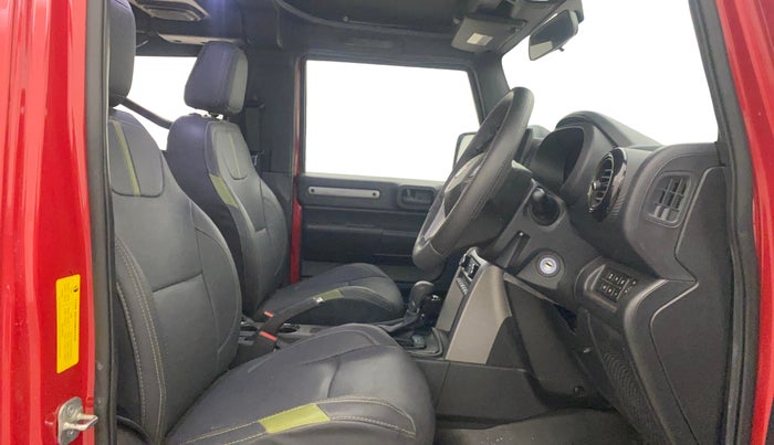 2021 Mahindra Thar LX  P 4WD AT CONVERTIBLE, Petrol, Automatic, 9,879 km, Right Side Front Door Cabin