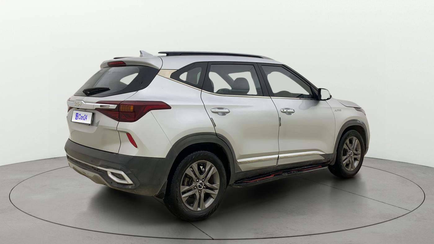 2022 KIA SELTOS HTX 1.5 DIESEL AT, Diesel, Automatic, 61,232 km, Right Back Diagonal