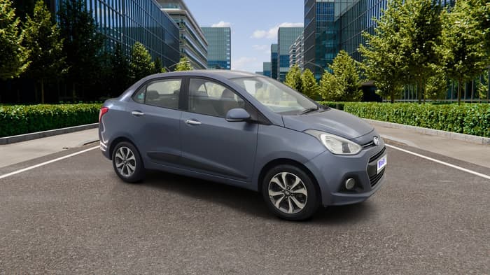 2014 Hyundai Xcent SX AT 1.2 (O), Petrol, Automatic, 80,119 km, Right Front Diagonal