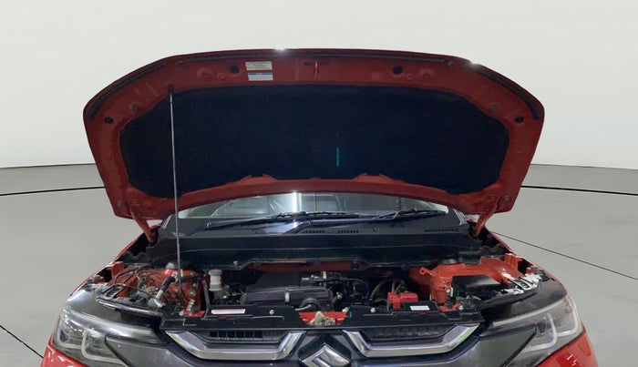 2022 Maruti BREZZA ZXI + SMART HYBRID DUAL TONE, Petrol, Manual, 17,375 km, Open Bonet