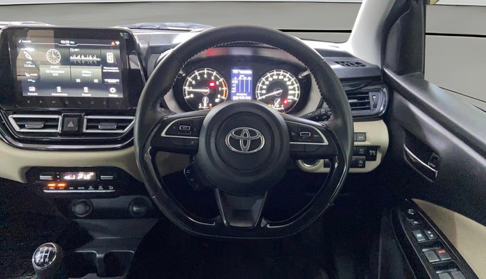 2024 Toyota Glanza V, Petrol, Manual, 9,438 km, Steering Wheel Close Up