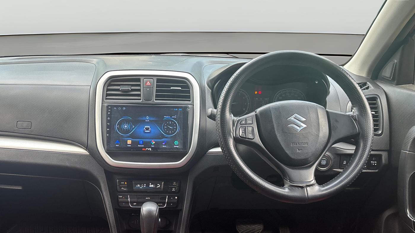 2021 Maruti Vitara Brezza VXI AT SHVS, Petrol, Automatic, 78,550 km, Steering Wheel Close Up