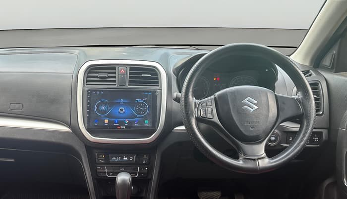 2021 Maruti Vitara Brezza VXI AT SHVS, Petrol, Automatic, 78,550 km, Steering Wheel Close Up