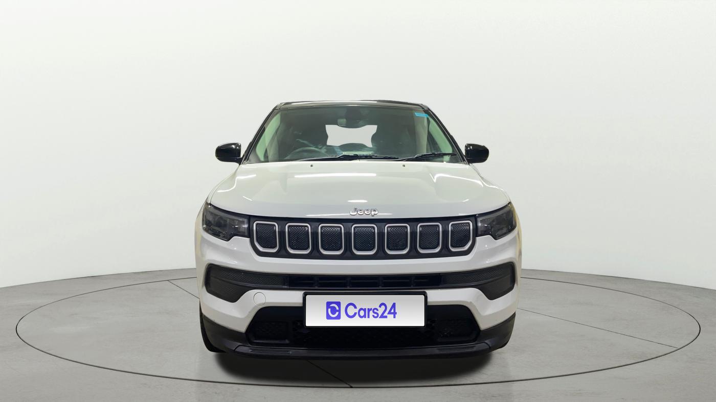 2021 Jeep Compass SPORT 1.4 PETROL DCT, Petrol, Automatic, 1,13,112 km, Front