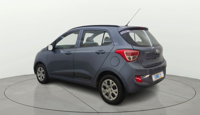 2016 Hyundai Grand i10 SPORTZ 1.2 KAPPA VTVT, Petrol, Manual, 44,541 km, Left Back Diagonal