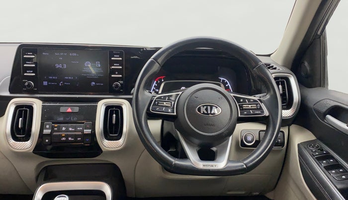 2021 KIA SONET HTX 1.0 IMT, Petrol, Manual, 44,524 km, Steering Wheel Close Up
