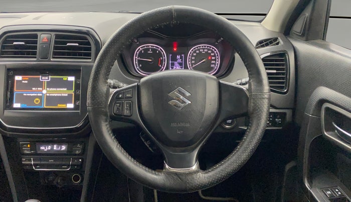 2019 Maruti Vitara Brezza ZDI PLUS AMT, Diesel, Automatic, 84,358 km, Steering Wheel Close Up