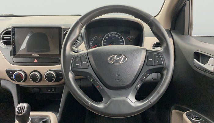 2016 Hyundai Grand i10 ASTA 1.2 KAPPA VTVT, Petrol, Manual, 60,477 km, Steering Wheel Close Up