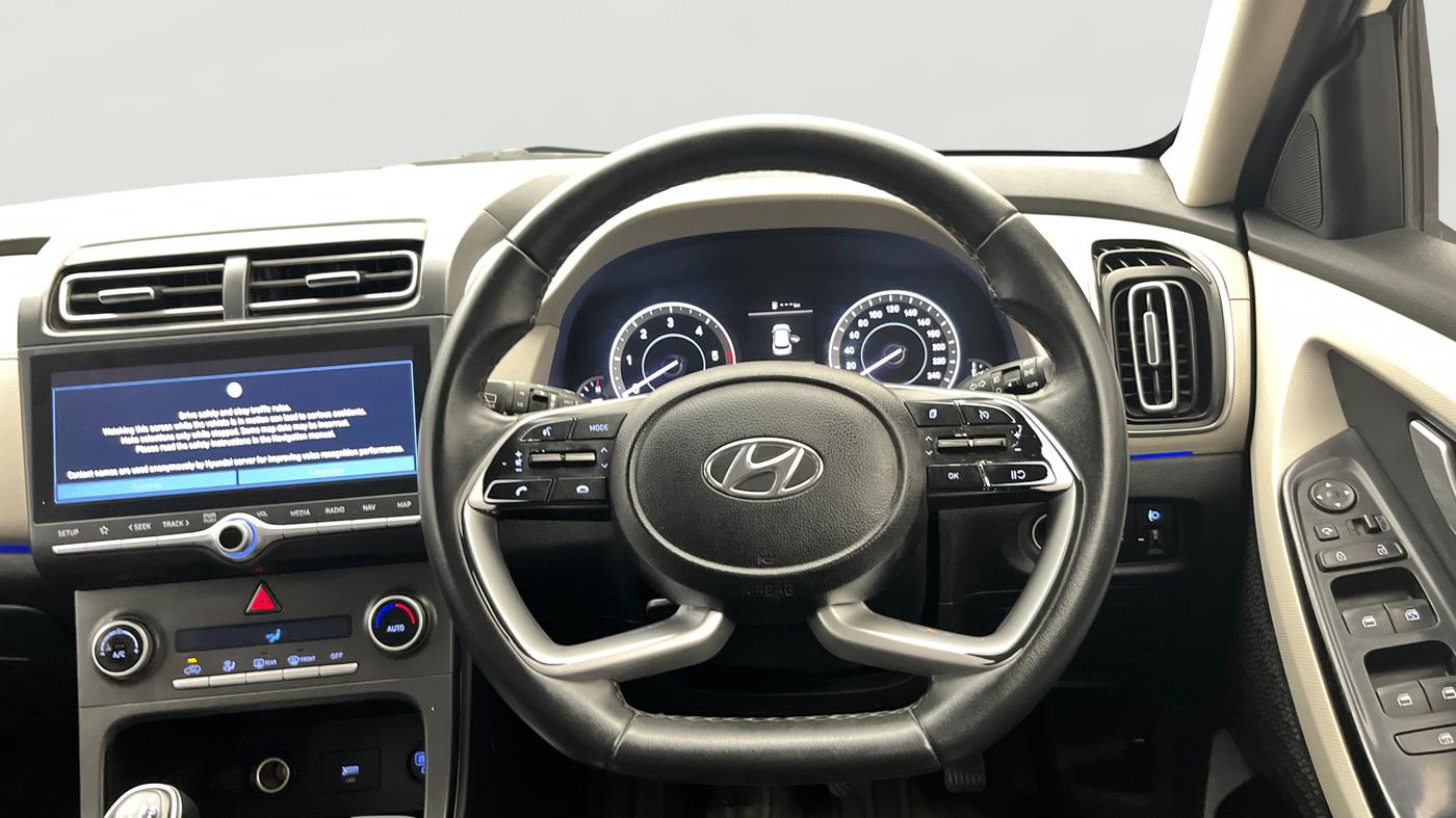 2022 Hyundai Creta SX 1.5 DIESEL, Diesel, Manual, 56,450 km, Steering Wheel Close Up