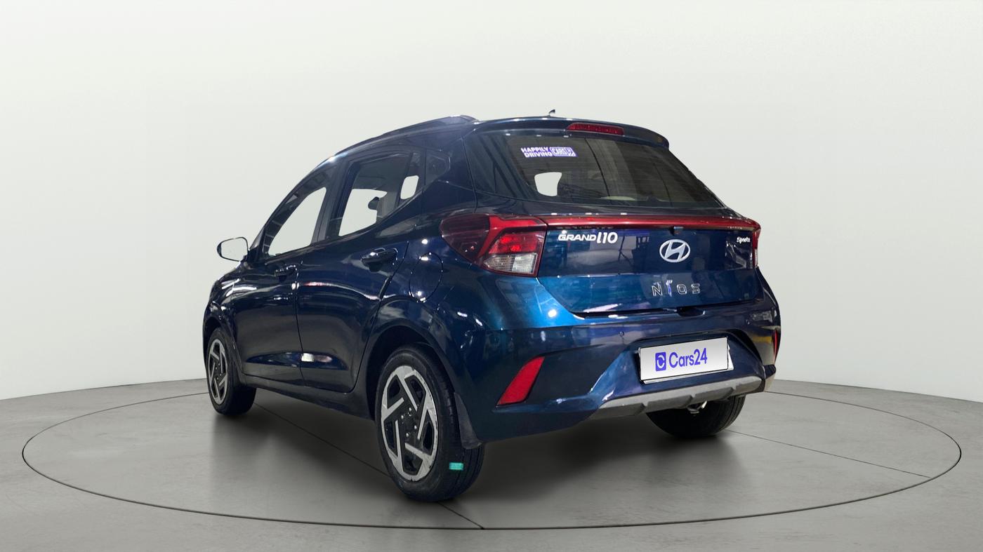 2023 Hyundai GRAND I10 NIOS SPORTZ 1.2 KAPPA VTVT, Petrol, Manual, 28,211 km, Left Back Diagonal