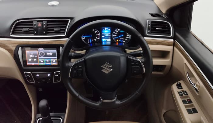2021 Maruti Ciaz ALPHA  AT 1.5 SHVS PETROL, Petrol, Automatic, 37,832 km, Steering Wheel Close Up