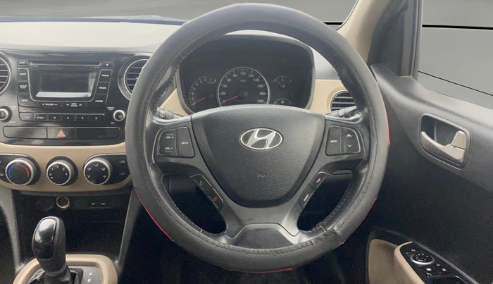 2014 Hyundai Grand i10 ASTA AT 1.2 KAPPA VTVT, Petrol, Automatic, 59,310 km, Steering Wheel Close Up