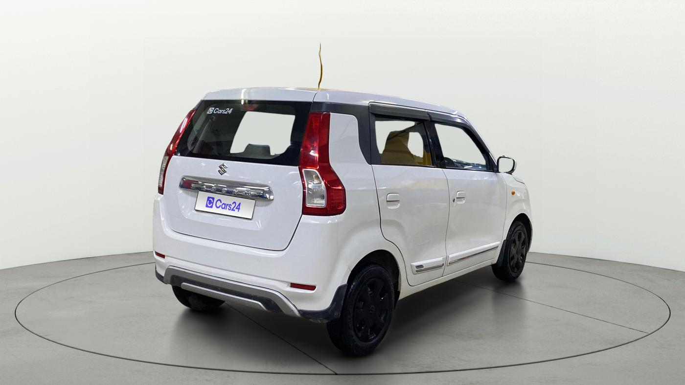 2019 Maruti New Wagon-R VXI 1.0 AMT, Petrol, Automatic, 1,13,112 km, Right Back Diagonal