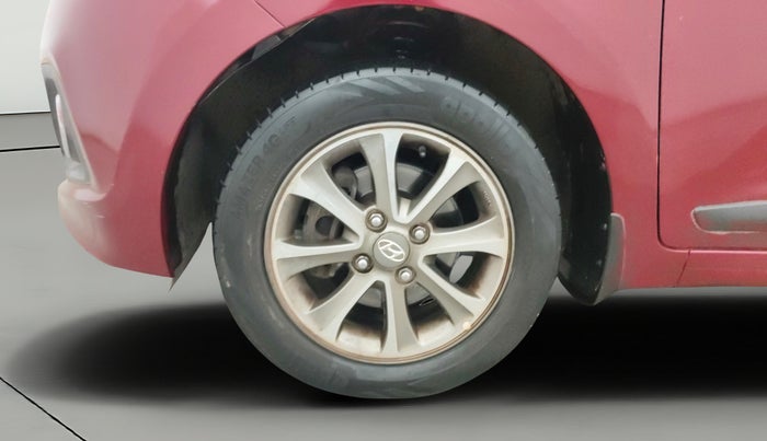 2015 Hyundai Grand i10 ASTA (O) 1.2 KAPPA VTVT, Petrol, Manual, 64,107 km, Left Front Wheel