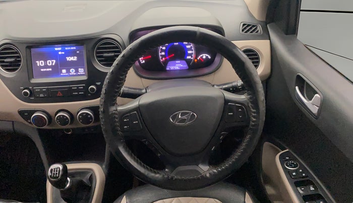 2019 Hyundai Grand i10 SPORTZ 1.2 KAPPA VTVT, Petrol, Manual, 59,694 km, Steering Wheel Close Up
