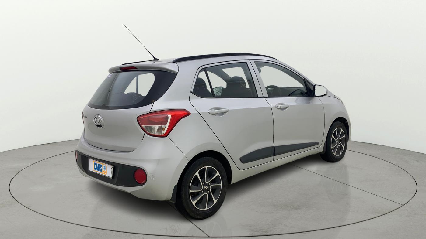 2018 Hyundai Grand i10 SPORTZ AT 1.2 KAPPA VTVT, CNG, Automatic, 87,368 km, Right Back Diagonal