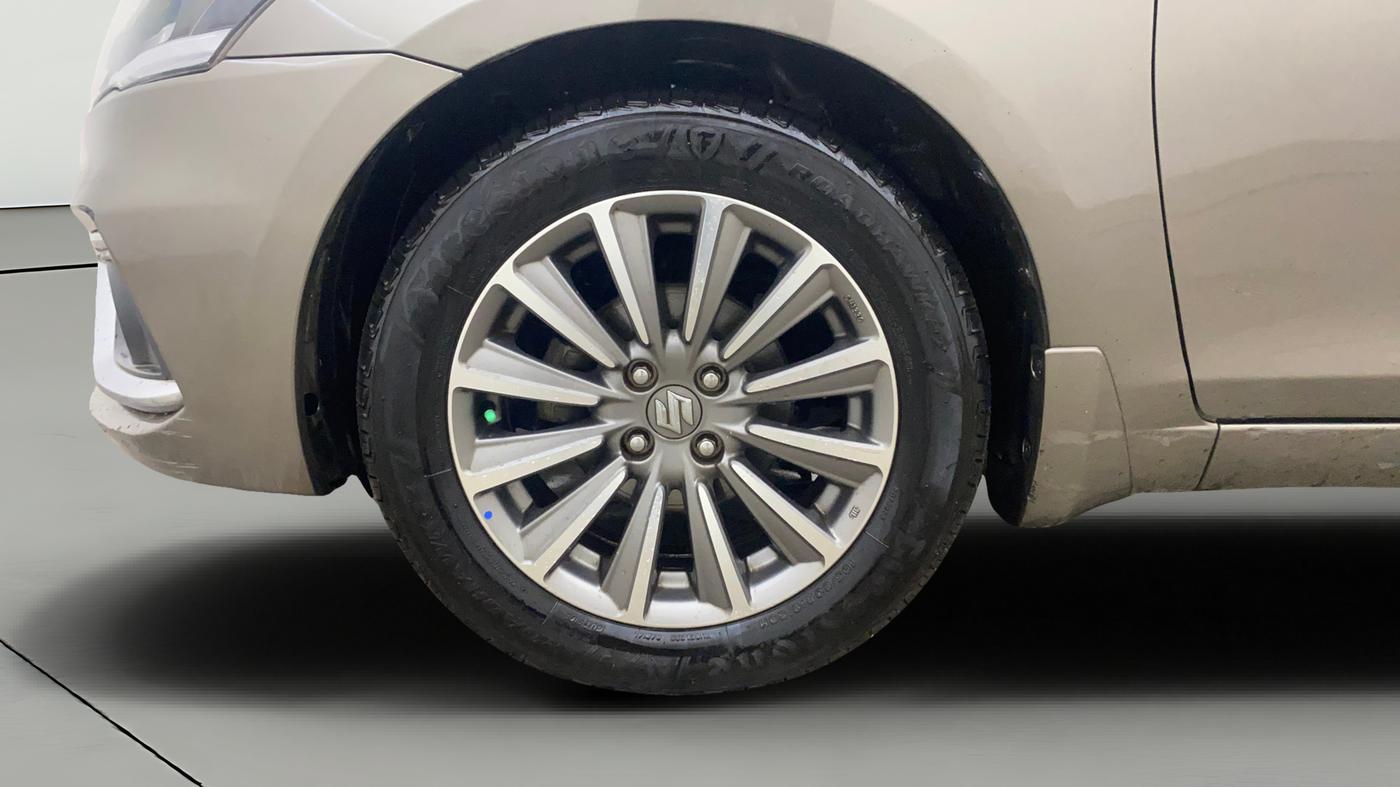 2020 Maruti Ciaz ALPHA  AT 1.5 SHVS PETROL, Petrol, Automatic, 85,198 km, Left Front Wheel