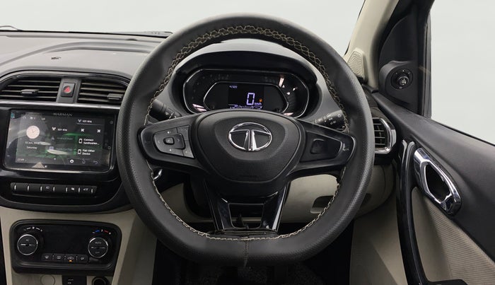 2022 Tata TIGOR XZ PLUS PETROL, Petrol, Manual, 67,809 km, Steering Wheel Close Up