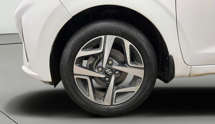 2021 Hyundai AURA SX PLUS 1.2 AMT, Petrol, Automatic, 27,227 km, Left Front Wheel