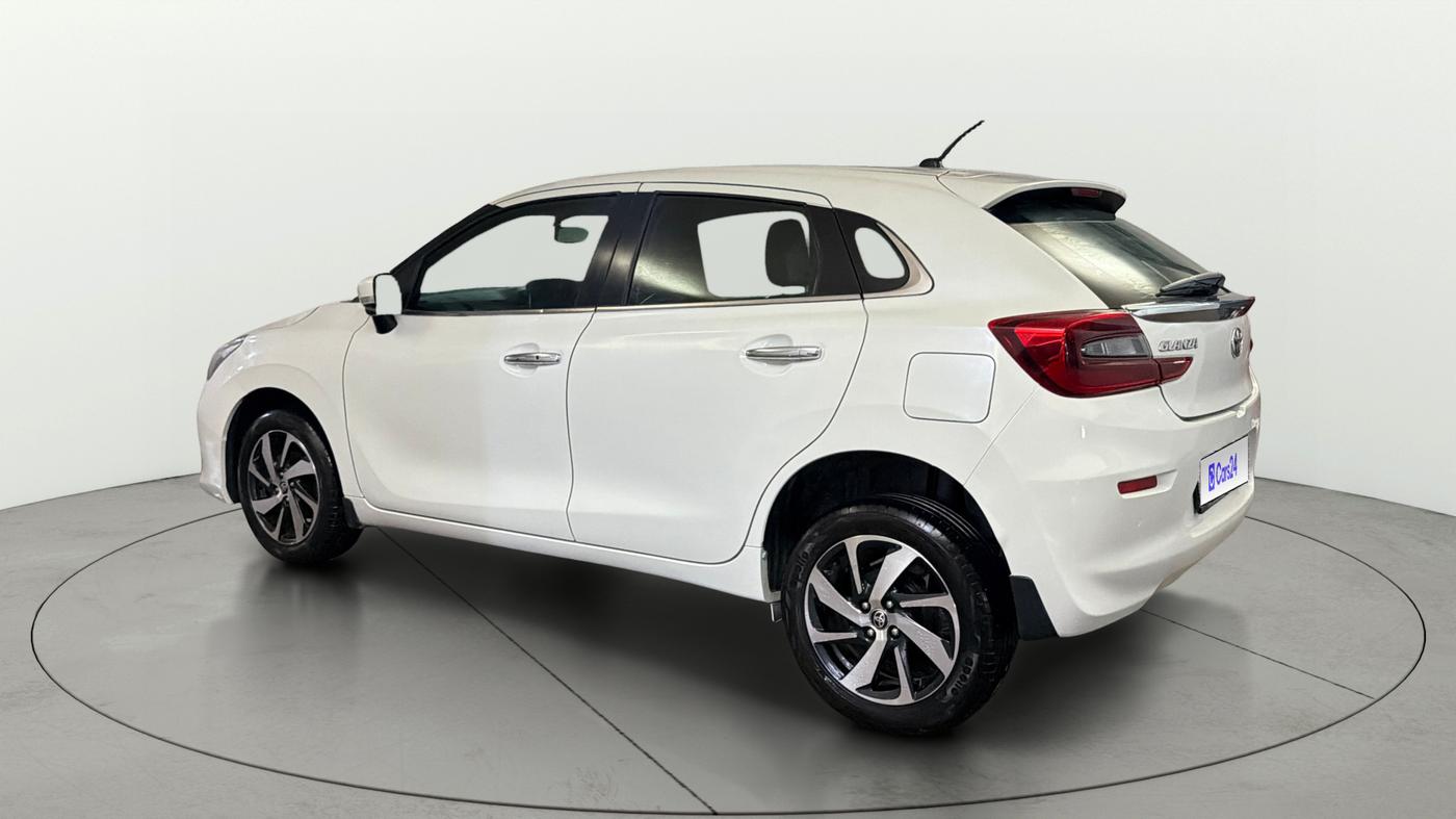 2023 Toyota Glanza V, Petrol, Manual, 82,594 km, Left Back Diagonal