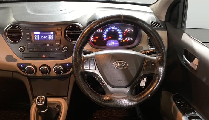 2017 Hyundai Xcent S 1.2, Petrol, Manual, 85,875 km, Steering Wheel Close Up