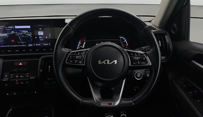 2022 KIA SONET GTX PLUS 1.0 IMT, CNG, Manual, 44,846 km, Steering Wheel Close Up