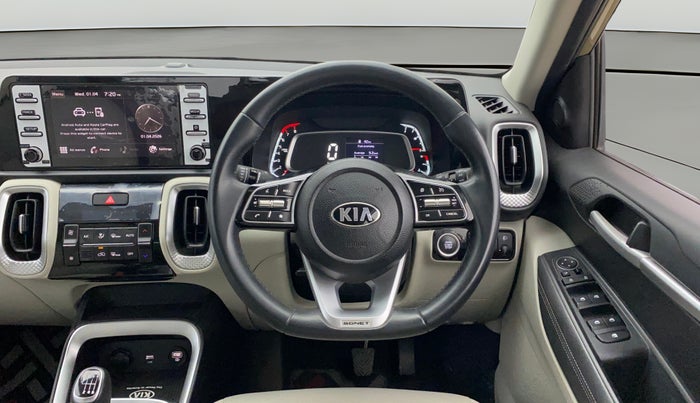 2021 KIA SONET HTX 1.0 IMT, Petrol, Manual, 20,671 km, Steering Wheel Close Up