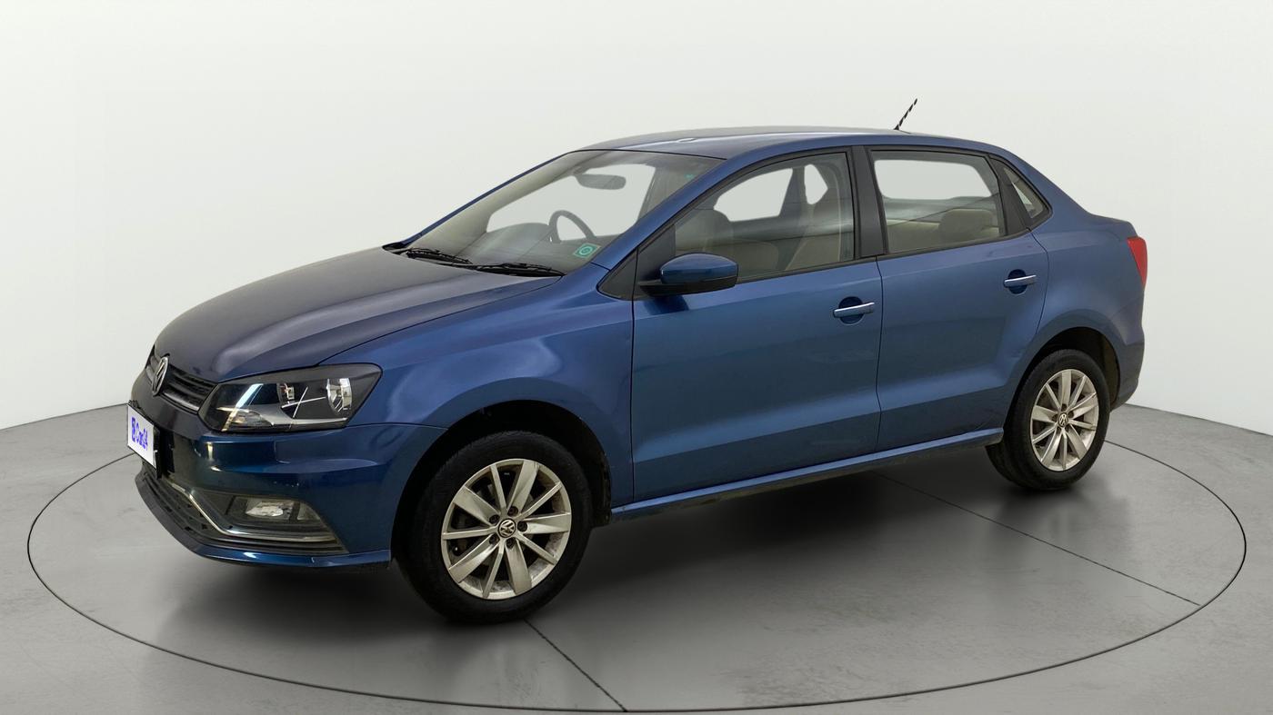 2016 Volkswagen Ameo HIGHLINE1.2L, CNG, Manual, 91,873 km, Left Front Diagonal